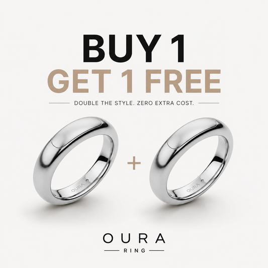 Oura Ring 5-Silver - 40% Off (Buy 1 Get 1 Free)